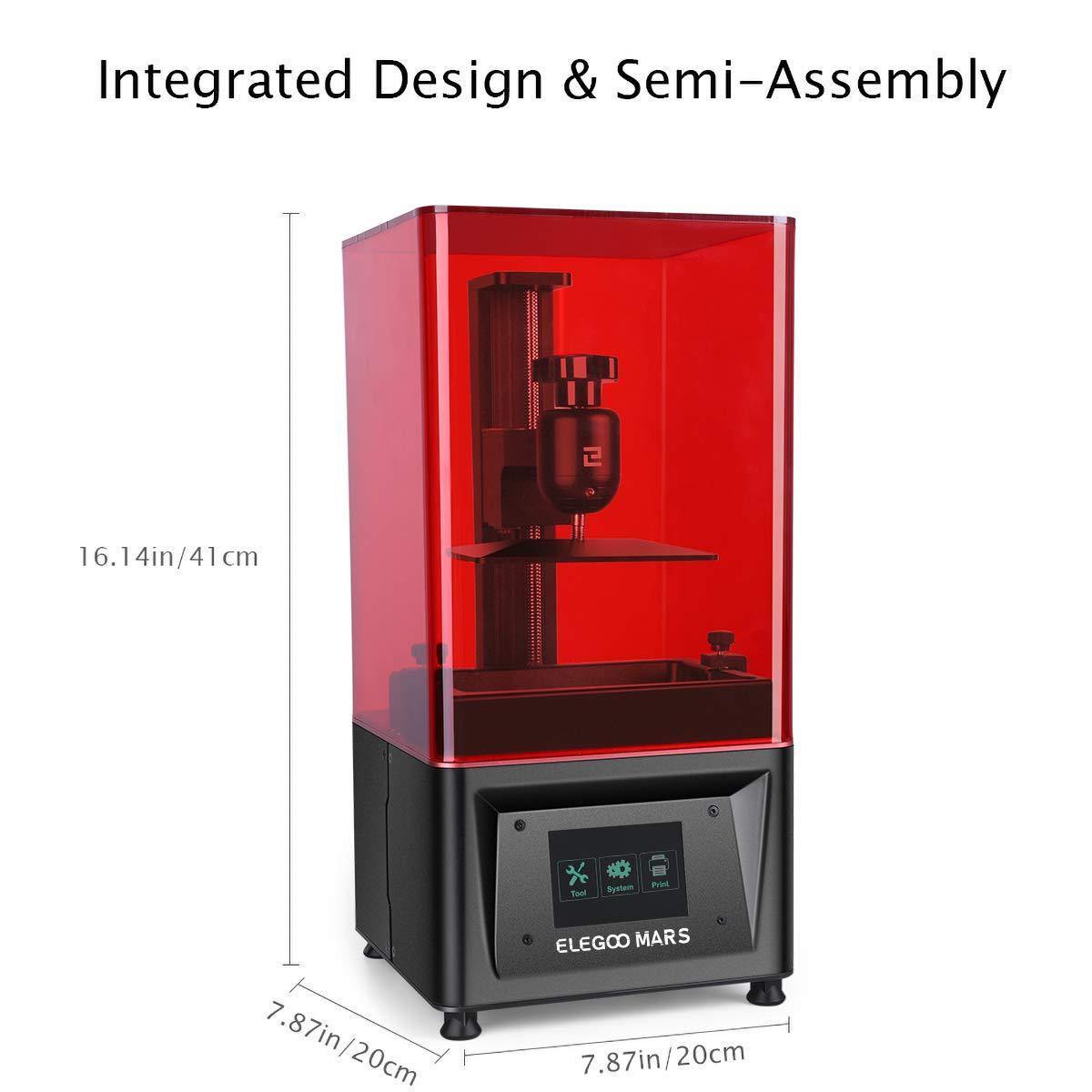 ELEGOO Mars UV Photocuring LCD MSLA 3D Printer